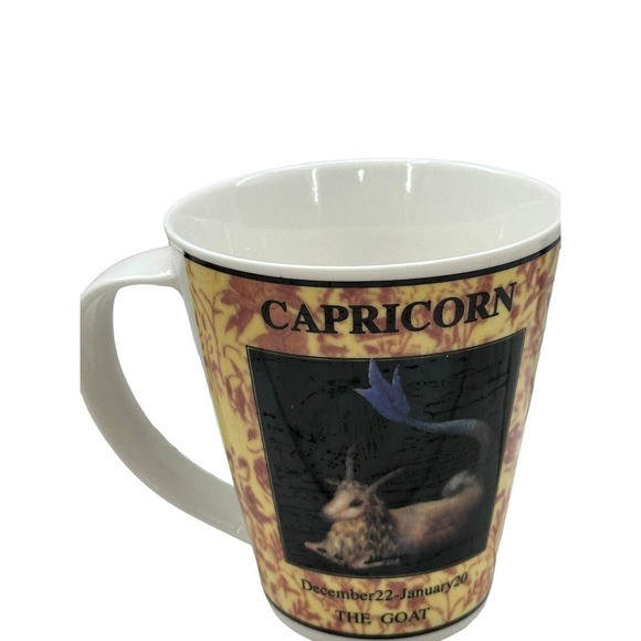 CAPRICORN Tall Zodiac What's Your Sign Mug Large Coffee Cup Astrology Gift - Picture 3 of 8